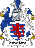 English Coat of Arms for the family Stratford