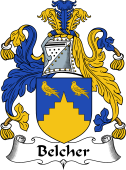 English Coat of Arms for the family Belcher