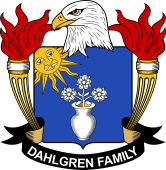 Coat of arms used by the Dahlgren family in the United States of America