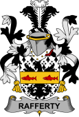 Irish Coat of Arms for Rafferty or O'Rafferty