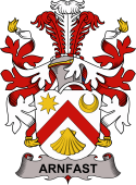 Coat of arms used by the Danish family Arnfast