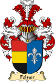 v.23 Coat of Family Arms from Germany for Felner