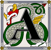 Heraldic Alphabet A