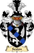Irish Family Coat of Arms (v.23) for Sexton