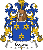 Coat of Arms from France for Gagne