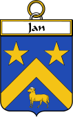 French Coat of Arms Badge for Jan
