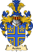 Irish Family Coat of Arms (v.23) for Acotes