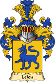 French Family Coat of Arms (v.23) for Leleu (Leu le)
