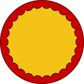 Circular Shield-Bordure Inveckted