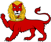 Lion Passant Guardant-Collared