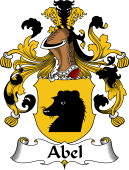 German Wappen Coat of Arms for Abel