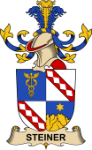 Republic of Austria Coat of Arms for Steiner (de Pfungen)