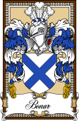 Scottish Coat of Arms Bookplate for Bonar