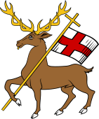 Stag Trippant Holding Banner