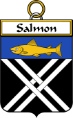 French Coat of Arms Badge for Salmon