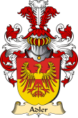 v.23 Coat of Family Arms from Germany for Adler