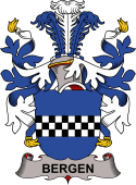 Coat of arms used by the Danish family Bergen