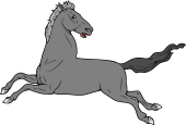 Horse Courant Reguardant