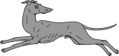 Greyhound Courant Reguardant