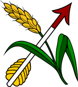 Wheat Stalk-Arrow in Saltire