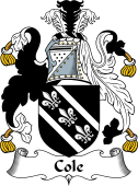 English Coat of Arms for the family Cole