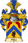 French Family Coat of Arms (v.23) for Pillet