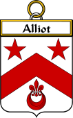 French Coat of Arms Badge for Alliot