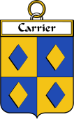 French Coat of Arms Badge for Carrier