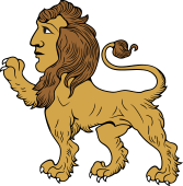 Lion Passant Lampagoe