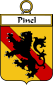 French Coat of Arms Badge for Pinel