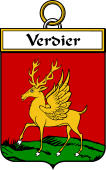 French Coat of Arms Badge for Verdier