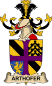 Republic of Austria Coat of Arms for Arthofer