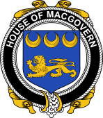 Irish Coat of Arms Badge for the MACGOVERN family