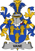 Irish Coat of Arms for Vane