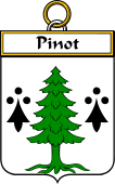 French Coat of Arms Badge for Pinot