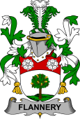 Irish Coat of Arms for Flannery or O'Flannery