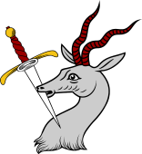 Antelope Head Holding Dagger