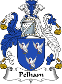 English Coat of Arms for the family Pelham