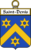 French Coat of Arms Badge for Saint-Denis