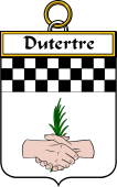 French Coat of Arms Badge for Dutertre
