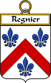 French Coat of Arms Badge for Regnier