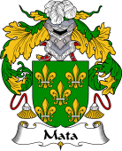 Portuguese Coat of Arms for Mata or Mota