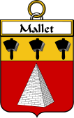 French Coat of Arms Badge for Mallet