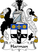 English Coat of Arms for the family Harman
