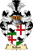 Irish Family Coat of Arms (v.23) for Kellett