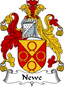 English Coat of Arms for the family New or Newe