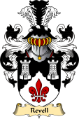 Welsh Family Coat of Arms (v.23) for Revell (of Cilgerran, Pembrokeshire)