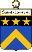 French Coat of Arms Badge for Saint-Laurent