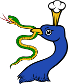 Peacock Hd Erased Holding Serpent