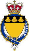 British Garter Coat of Arms for Graham (Scotland)
